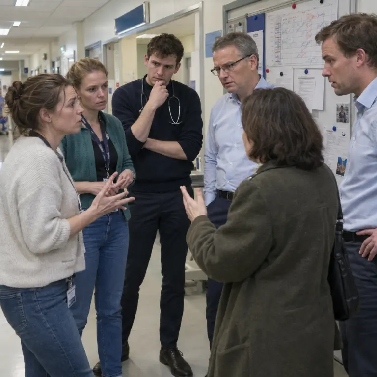 Nurses and staff at a Rotterdam hospital discuss the sudden halt to AI projects after the NIPW resignation.