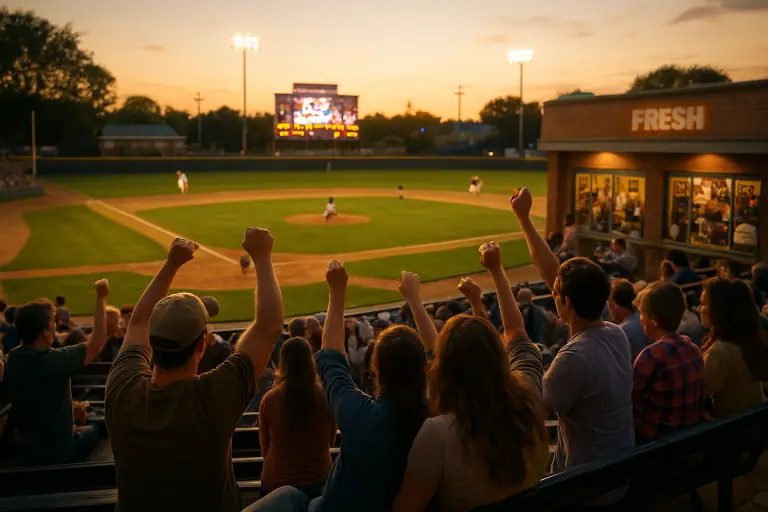 Fans at Valley Field, Meadstown, Kentucky, on Sept. 19 — newly refurbished stands and a revamped team store followed a surprise investment in the Miners.