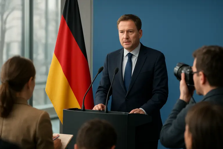 State Secretary Lukas Vossberg announces the emergency AI incident reporting regulation in Berlin on 21 September. Sname O. Kayode