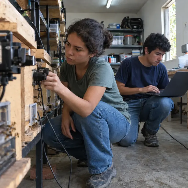 Technicians fit cameras to native hives in a Guadalajara lab as firms capture footage to train AI models.