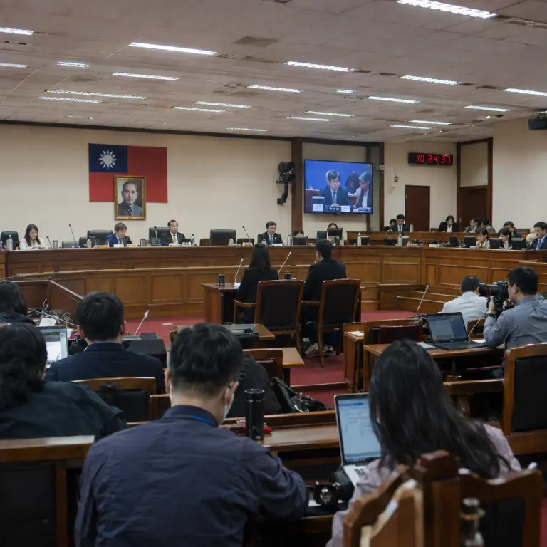 Legislative technology committee prepares to question cable operator executives, Taipei.
